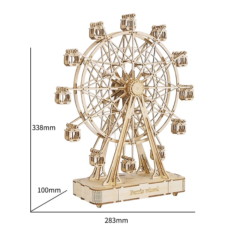 Rotatable Ferris Wheel 3D Wooden Puzzle Kits Toys GYOBY® TOYS