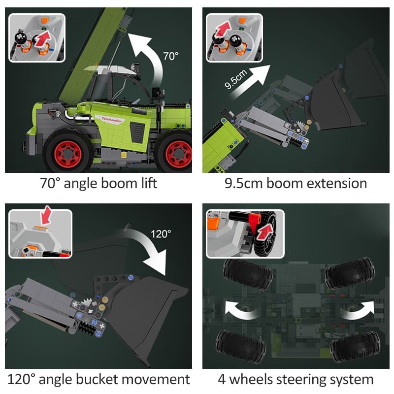 RC Multifunctional loading truck DIY Model Building Blocks Toy GYOBY® TOYS