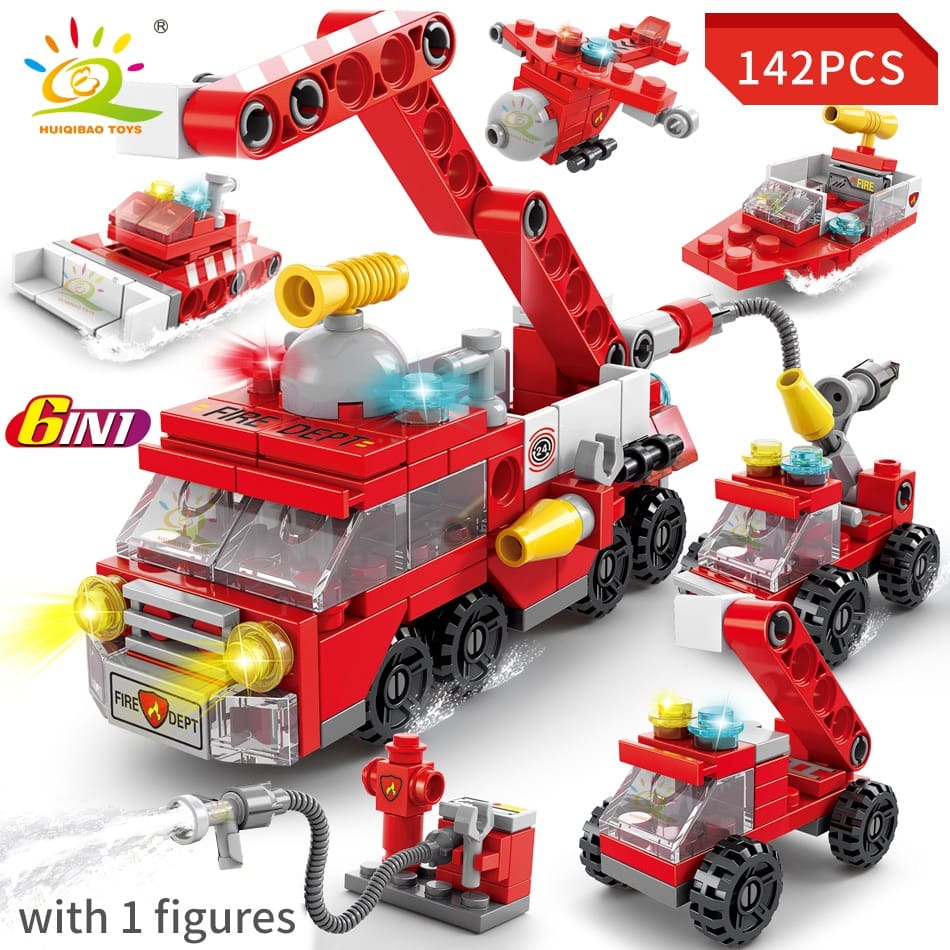 6IN1 Fire Police Army Engineering Building Blocks Toy GYOBY® TOYS