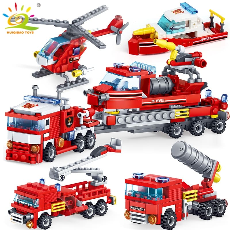 Fire Fighting 4 in 1 Building Blocks Toy GYOBY® TOYS