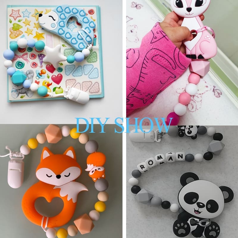 Silicone Animals and Beads Set Baby Teething Toy GYOBY® TOYS