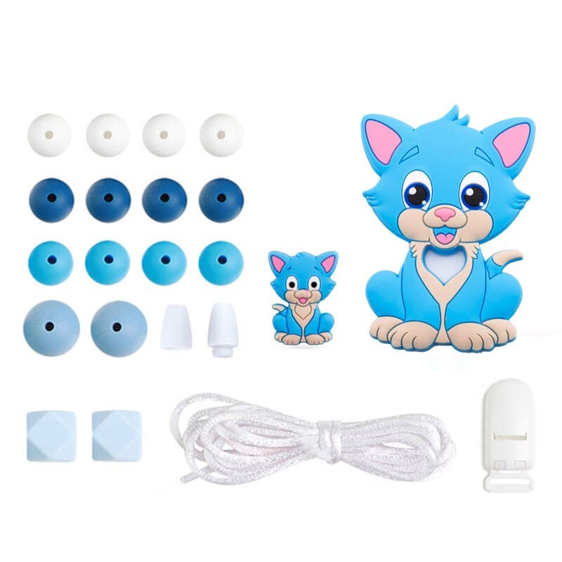 Silicone Animals and Beads Set Baby Teething Toy GYOBY TOYS