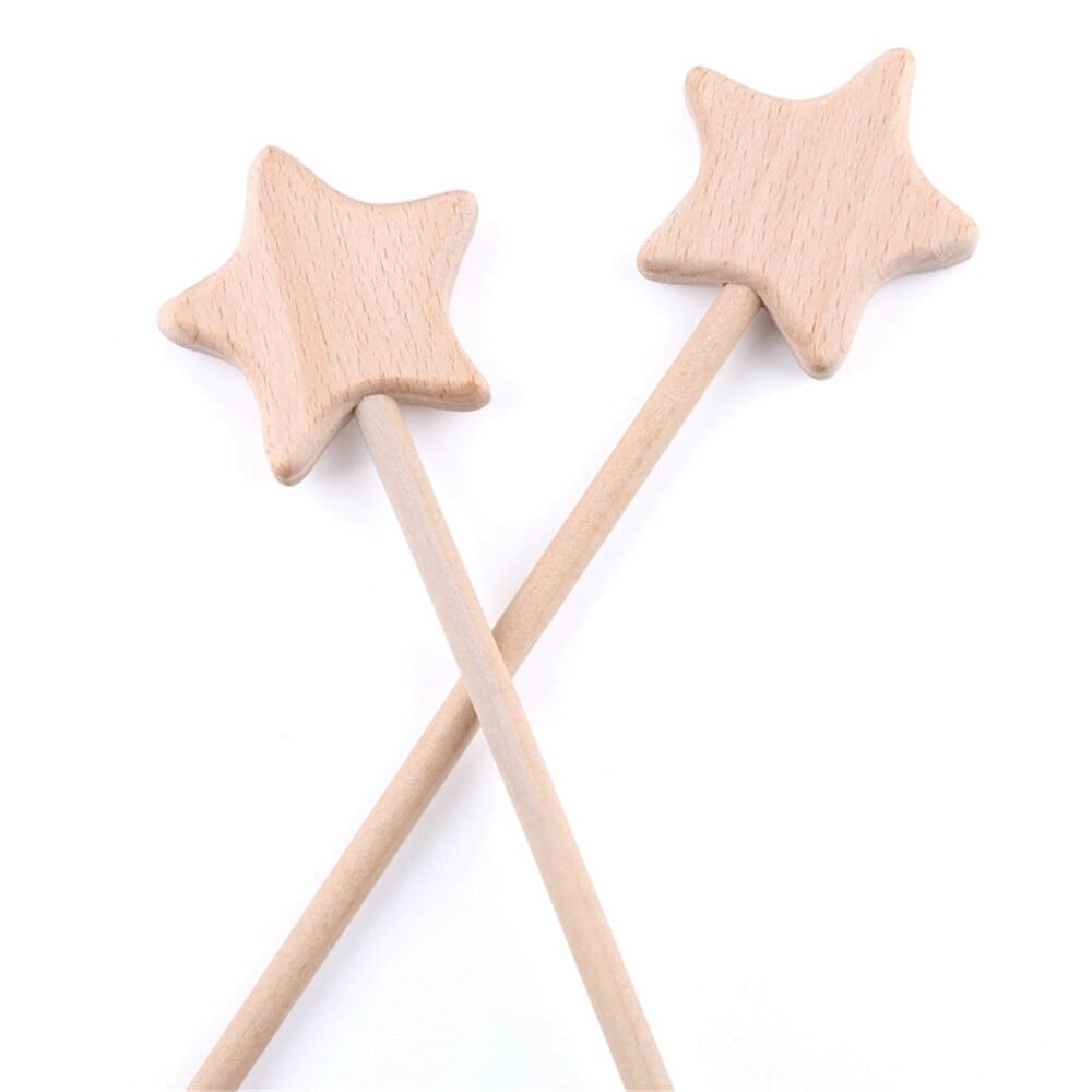 Wooden Baby Rattles Toy 2pcs - GYOBY TOYS