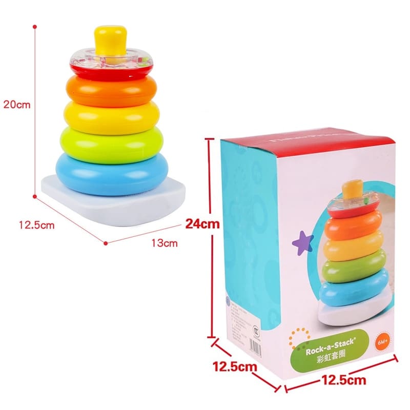 Rainbow Stacking Rings Early Development Toy GYOBY® TOYS
