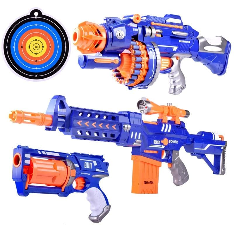 Realistic Gun Toy for 6.5cm Nerf Gun Darts