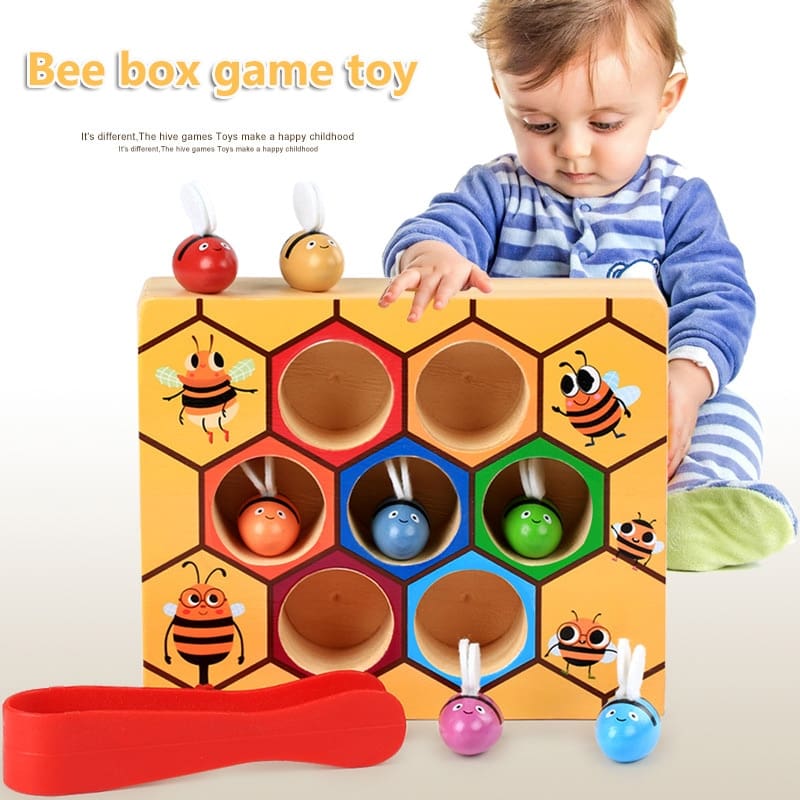 Wooden Beehive and Bee Intellectual Development Toy GYOBY® TOYS