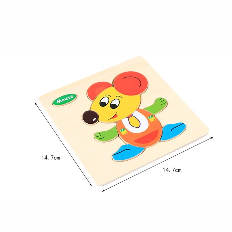 Fun Exquisite Wooden Jigsaw Puzzle Toy For Children GYOBY® TOYS