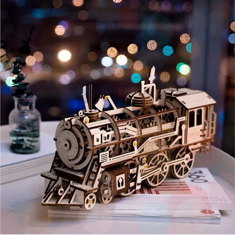 DIY Mechanical 3D Wooden Puzzle Kit Toys