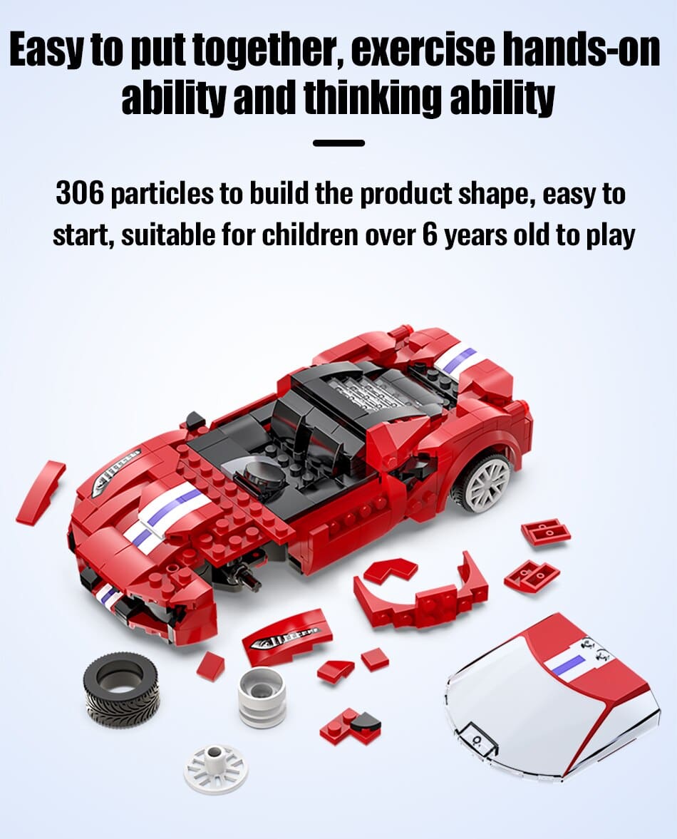 RC Racing Car Model Building Blocks Toys for Kids