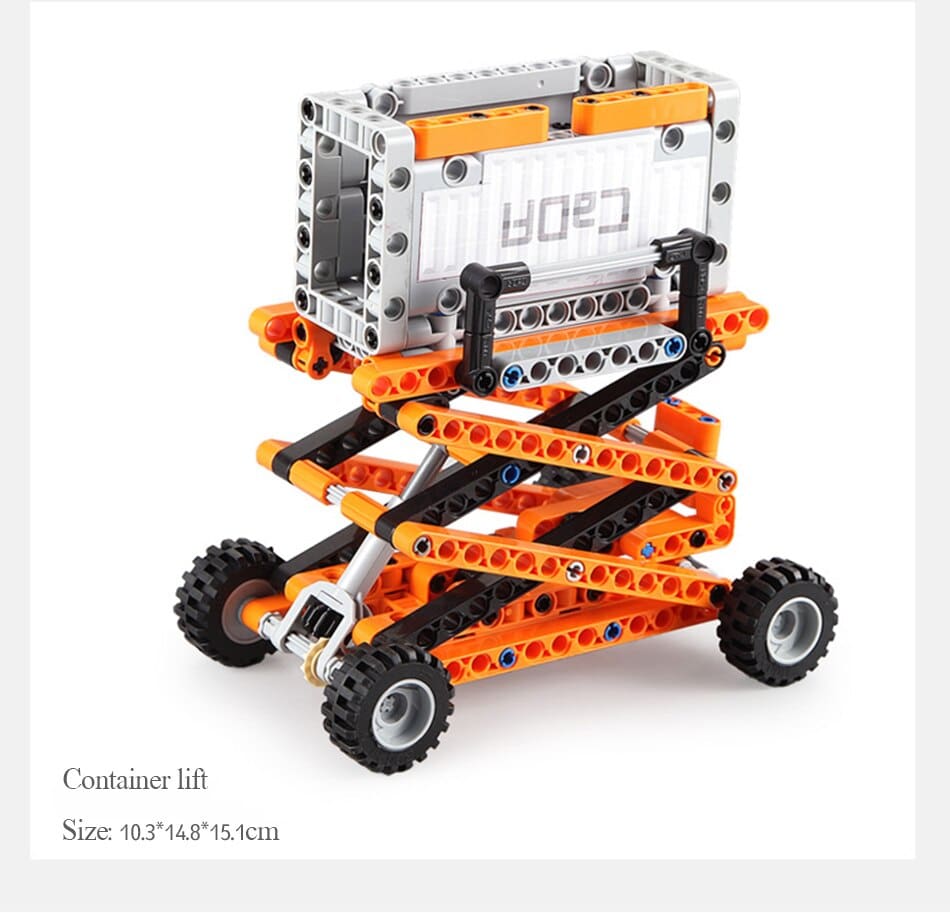 City Port Engineering Truck 10 IN 1 Building Blocks Toy