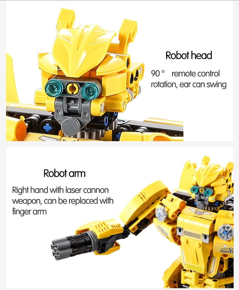 Deformation Robot and Car Building Blocks Toy