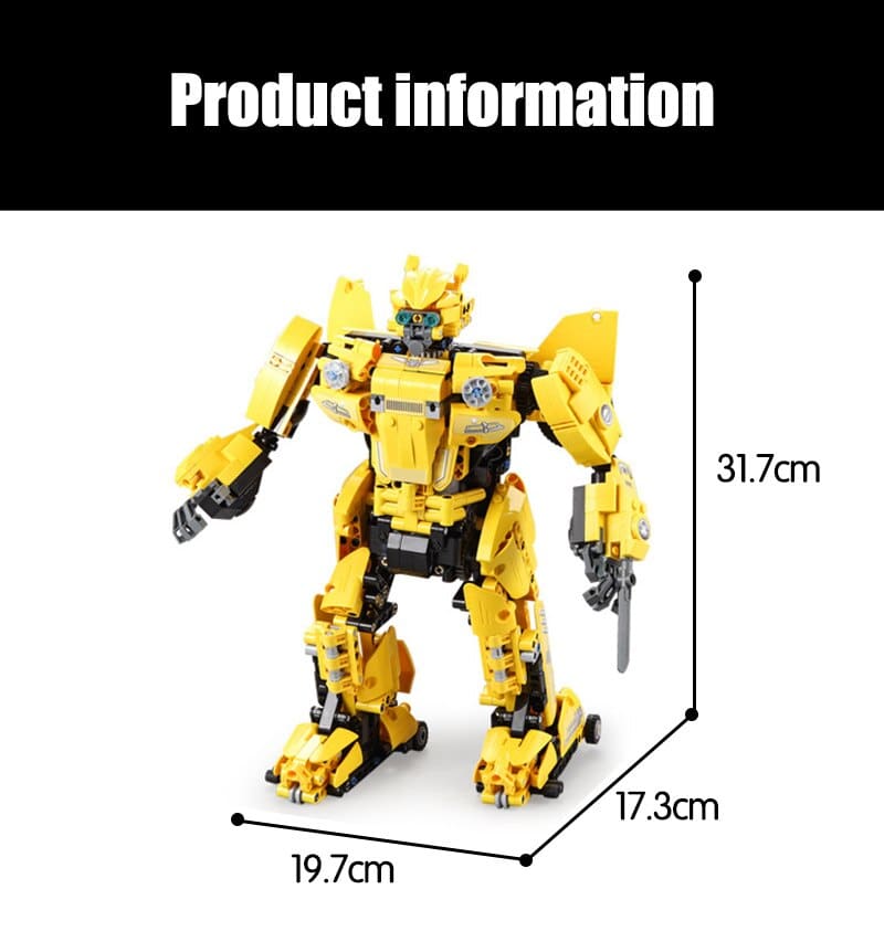 Deformation Robot and Car Building Blocks Toy