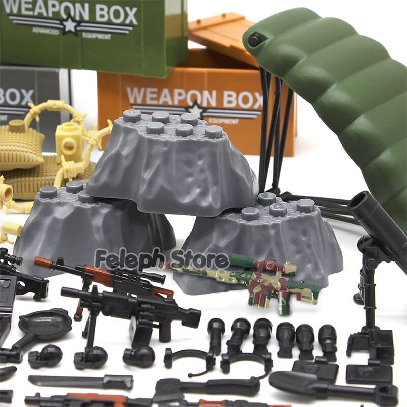 Sandbag Laptop Armor Camouflage Building Blocks Toy