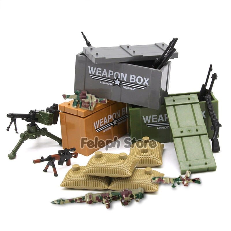 Sandbag Laptop Armor Camouflage Building Blocks Toy