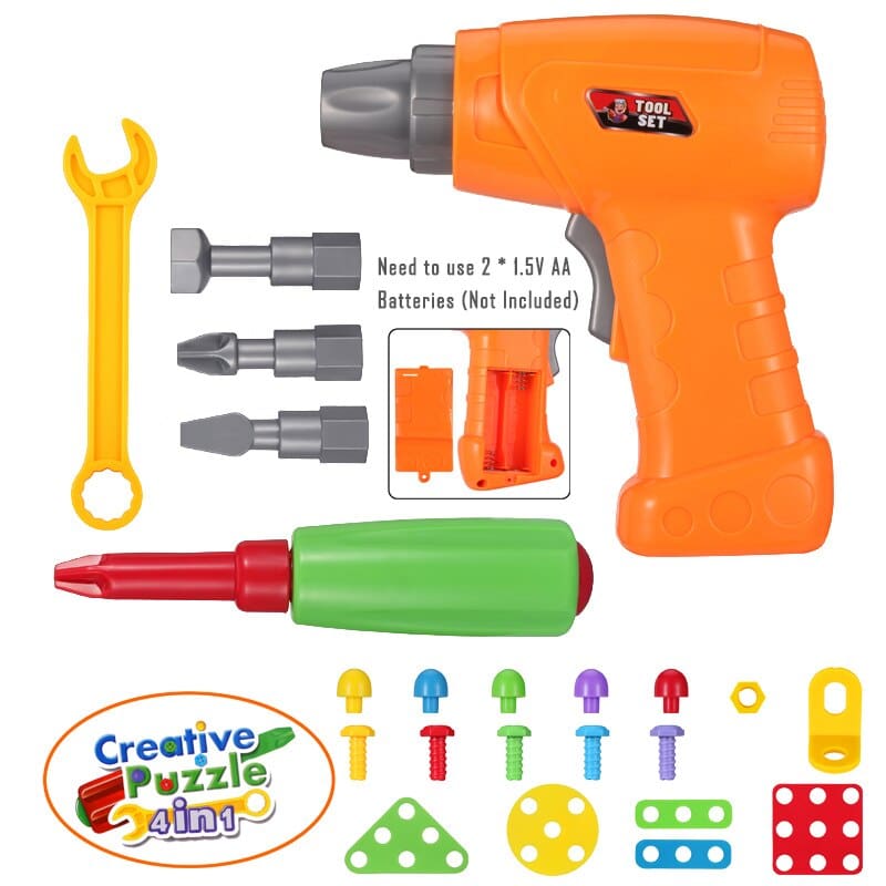 Electric Drill Screw Disassembly Creative Puzzle Toy