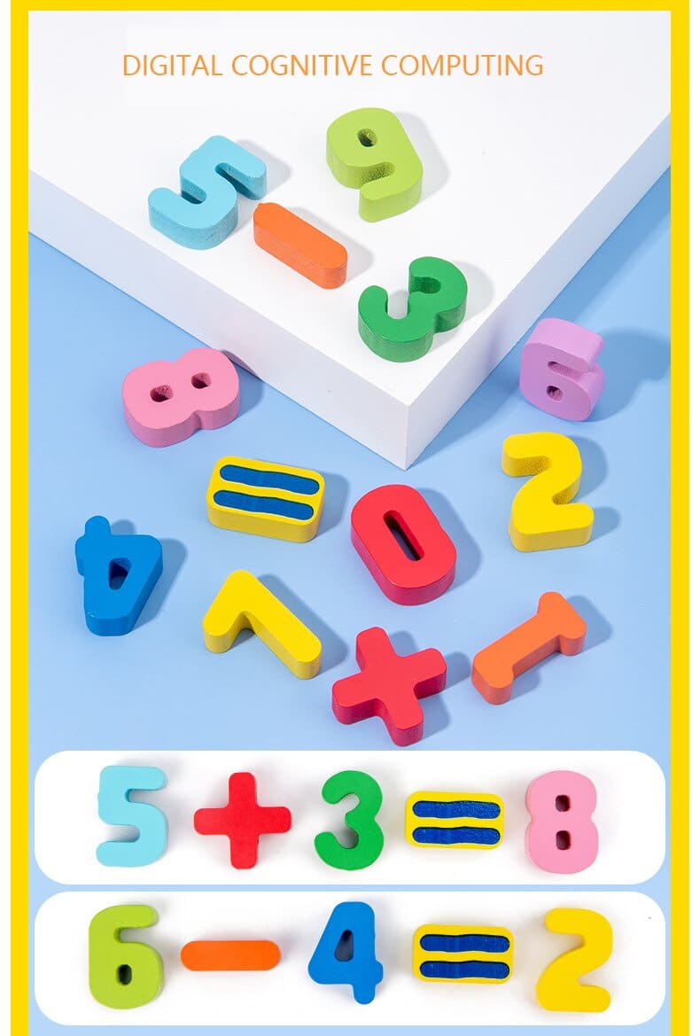 8 Variations Wooden Educational Board Toy