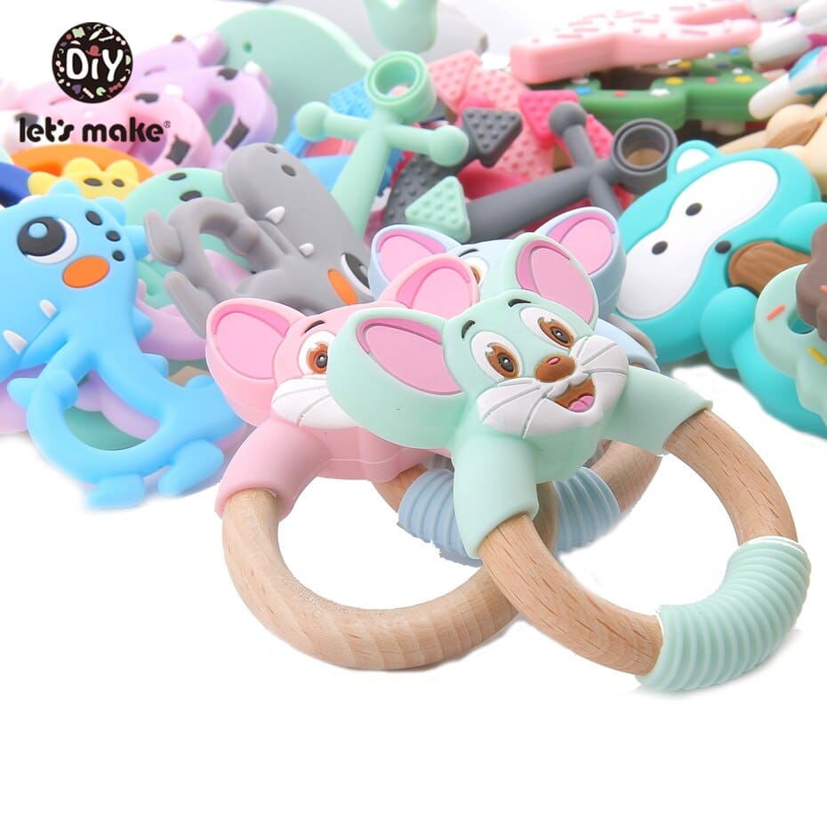 Animals Silicone Baby Teether Toy