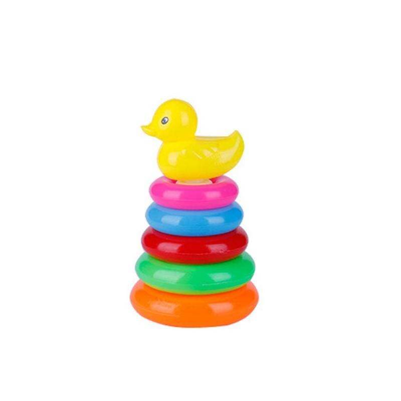 Rainbow Stacking Rings Baby Toy