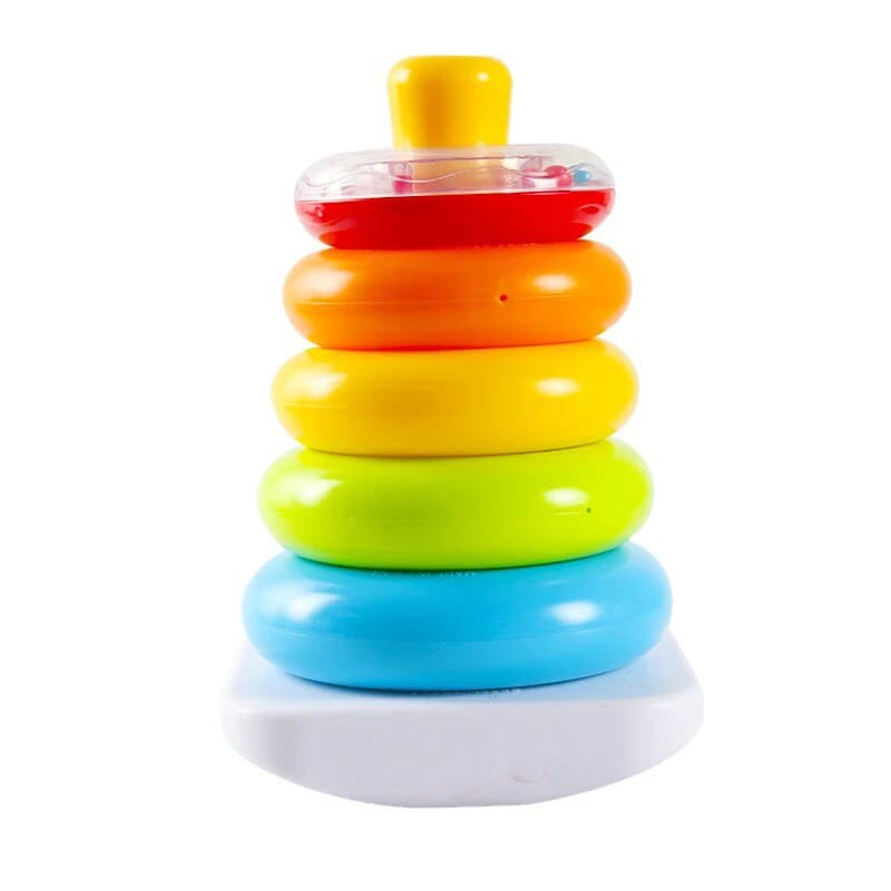 Rainbow Stacking Rings Early Development Toy