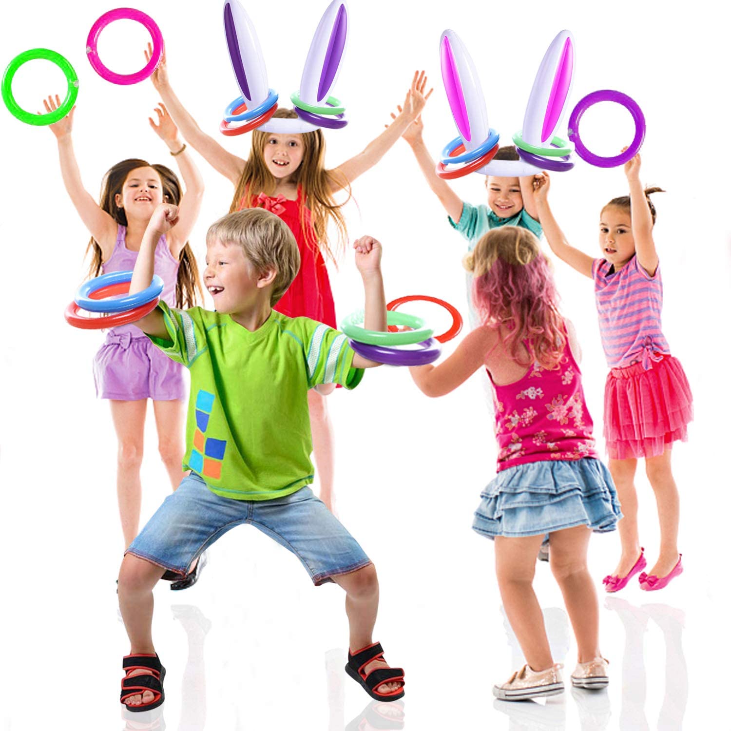 Funny Inflatable Rabbit Ears Toy