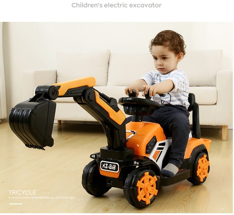 Electric Excavator Ride On Car Toy For Child