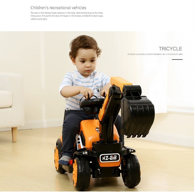 Electric Excavator Ride On Car Toy For Child