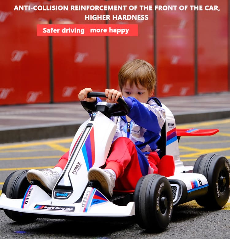 Four-Wheel Ride On Electric Racing Kart Car Toy