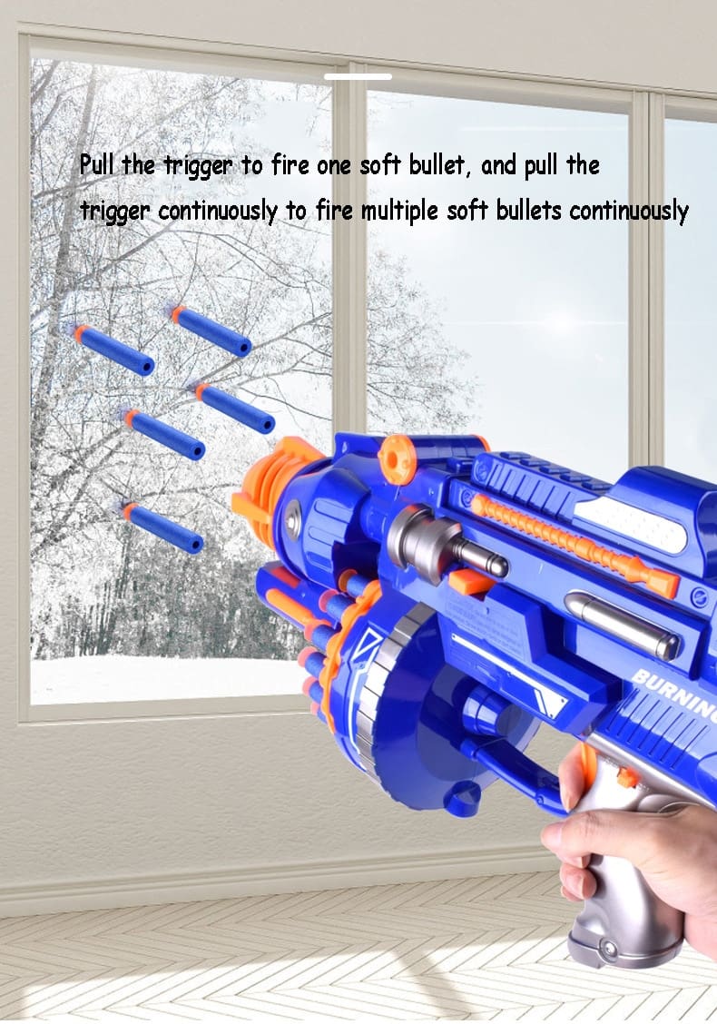 Realistic Gun Toy for 6.5cm Nerf Gun Darts