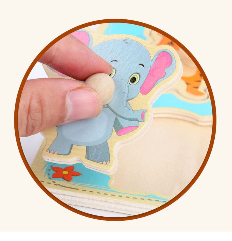 Wooden Jigsaw Puzzles for Kids