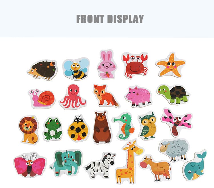 Funny Wooden Jigsaw Puzzle Toy for Kids
