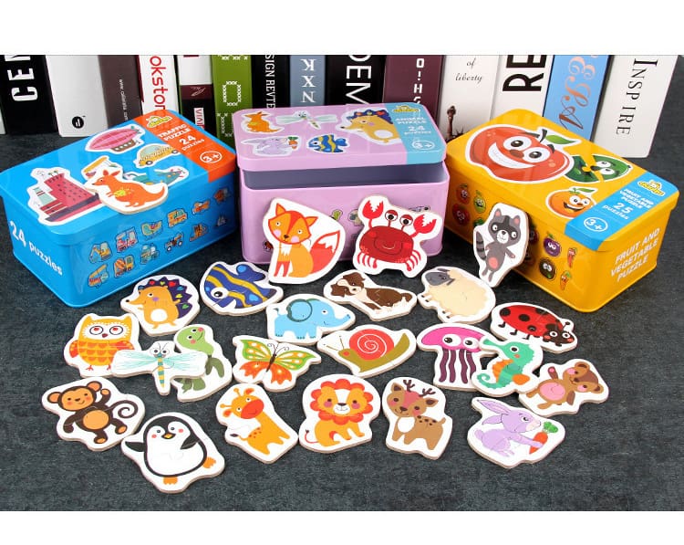Wooden Jigsaw Puzzle Educational Toy for Kids