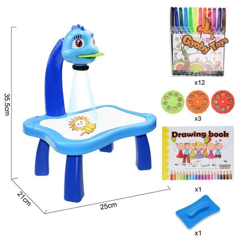 Led Projector Painting Art Drawing Board for Kids - GYOBY TOYS