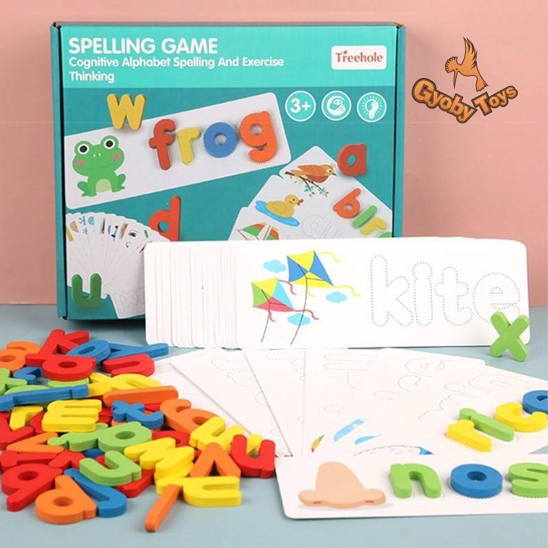 Wooden English Alphabet Puzzle Educational Toy GYOBY® TOYS