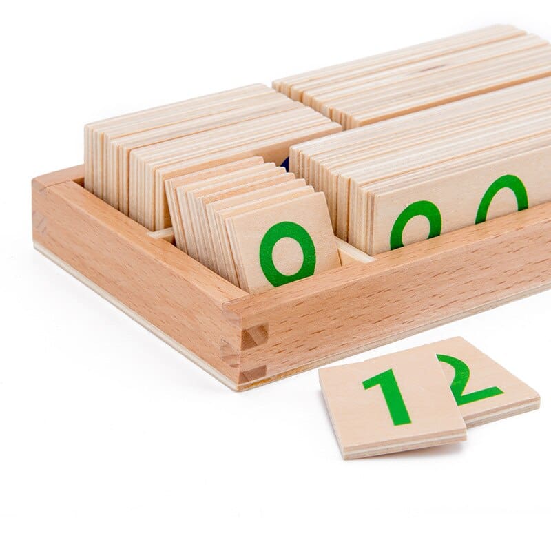 Wooden Numbers Math Toy for Preschool Children