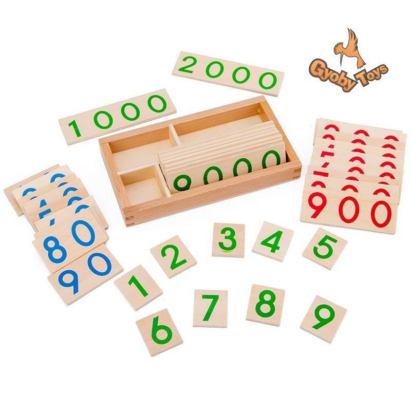 Wooden Numbers Math Toy for Preschool Children GYOBY® TOYS