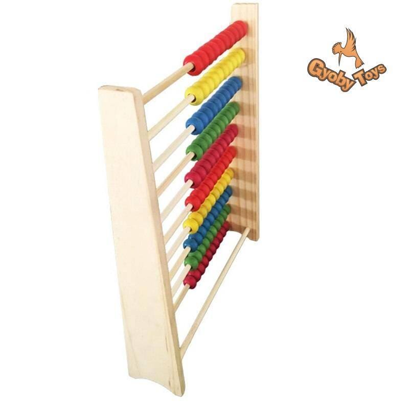 Classic Wooden Abacus Math Toy for Toddlers and Kids GYOBY® TOYS