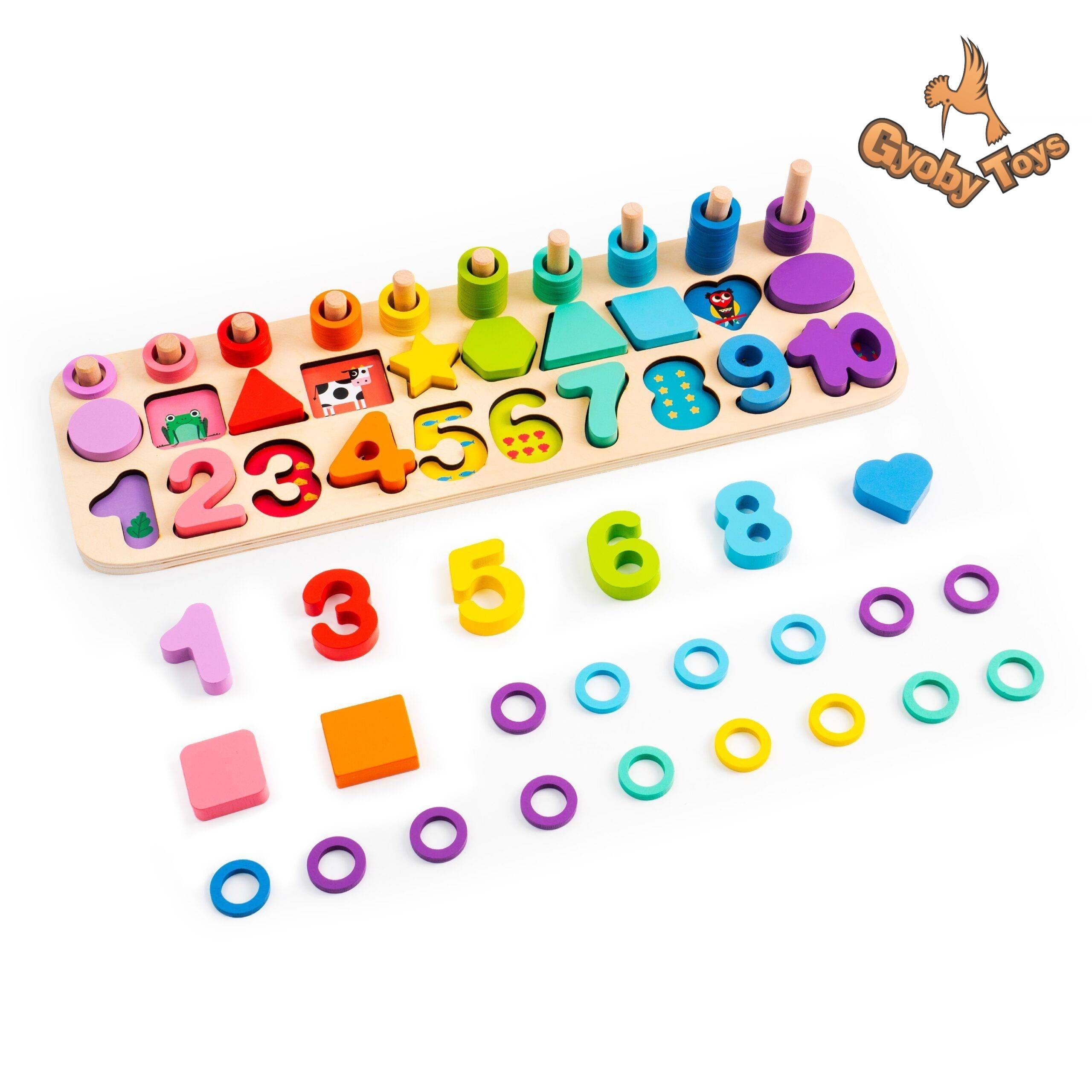 Wooden Educational Table Board Math Toy for Kids - GYOBY TOYS