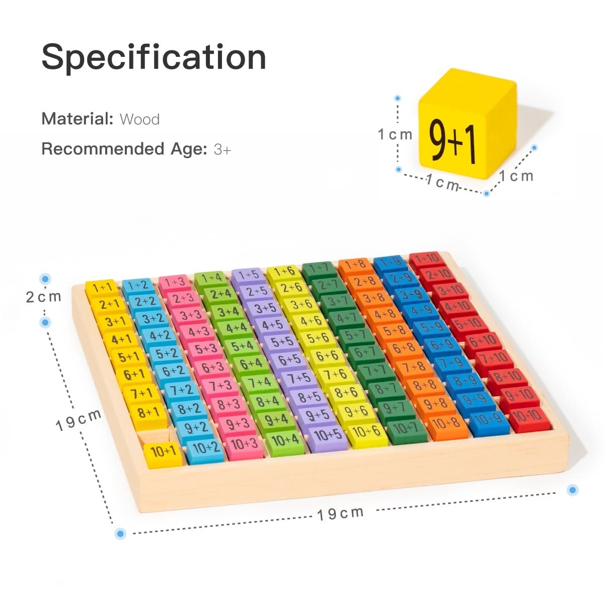 Wooden Educational Table Board Math Toy for Kids