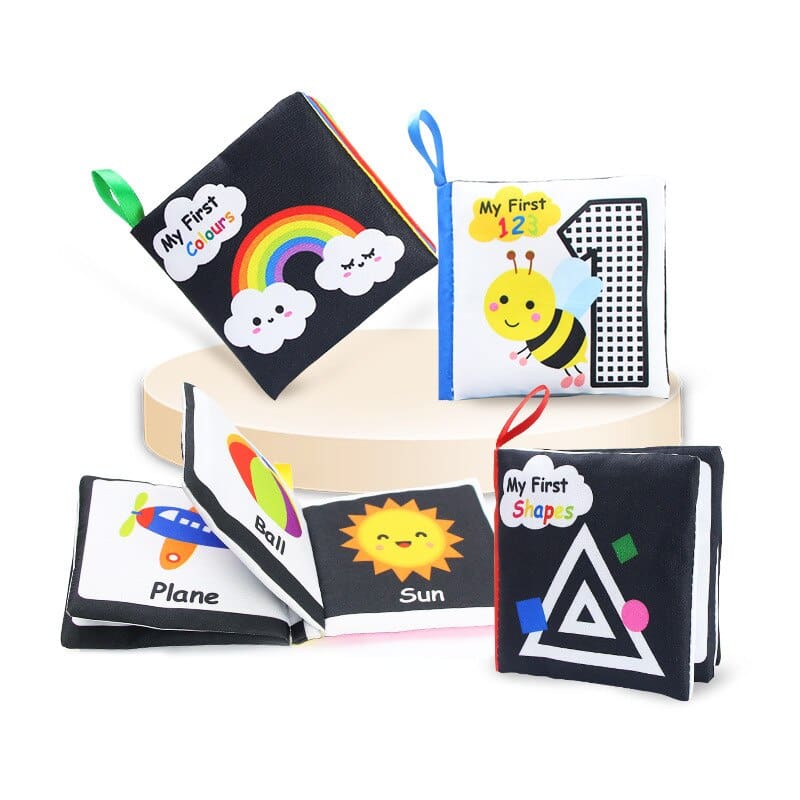 Montessori Baby Toys Educational FlashCard High Contrast Visual Stimulation Learning Sensory Toy Paper Education Flash Card Game