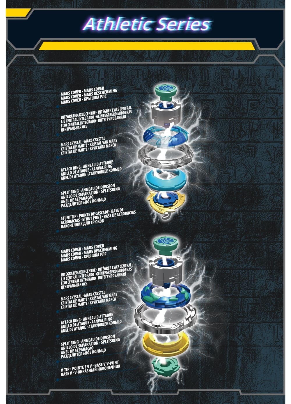 Infinity Nado Athletic Series Beyblade Toy