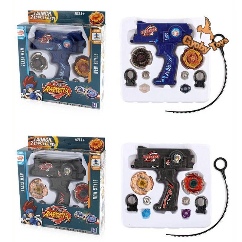 Beyblade Metal Fusion Spinning Tops Toy with Dual Launchers GYOBY® TOYS