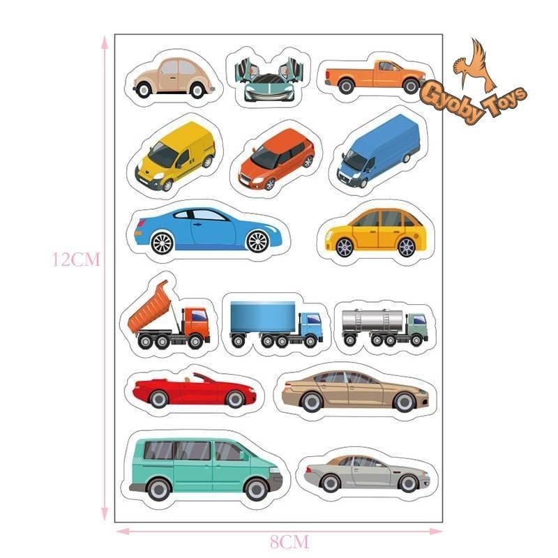 Creative Traffic Road Tape and Vehicle Sticker for Kids GYOBY® TOYS