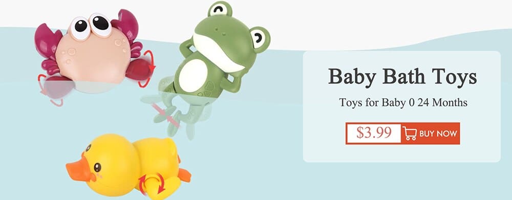 Clockwork Duck Baby Bath Toy