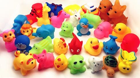 Lovely Animal Floating Baby Bath Toy Set
