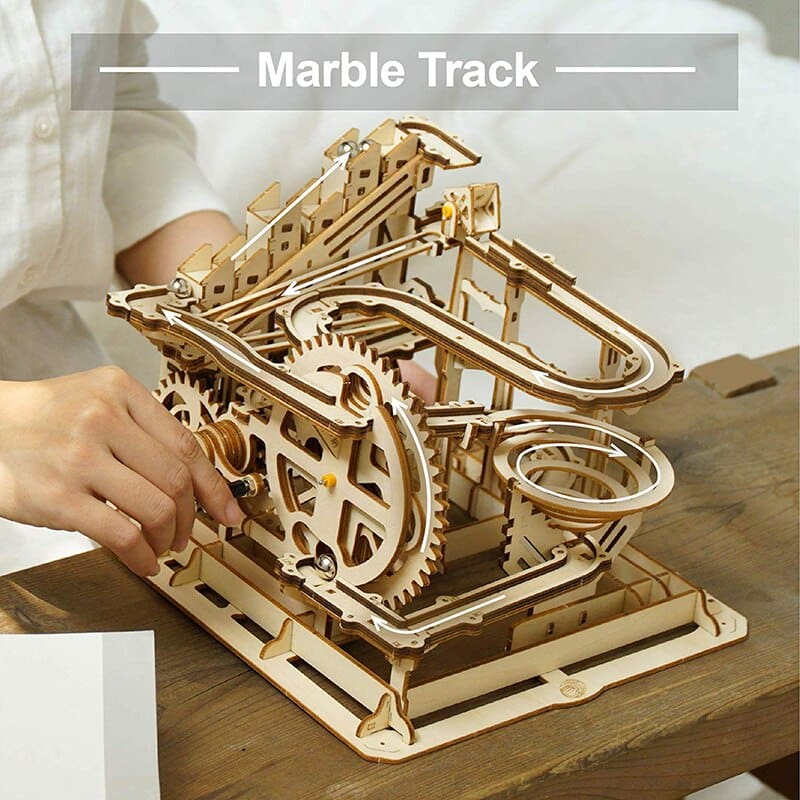 Marble Parkour 3D Wooden Puzzle Kits Toys