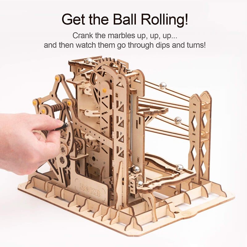 Marble Parkour 3D Wooden Puzzle Kits Toys