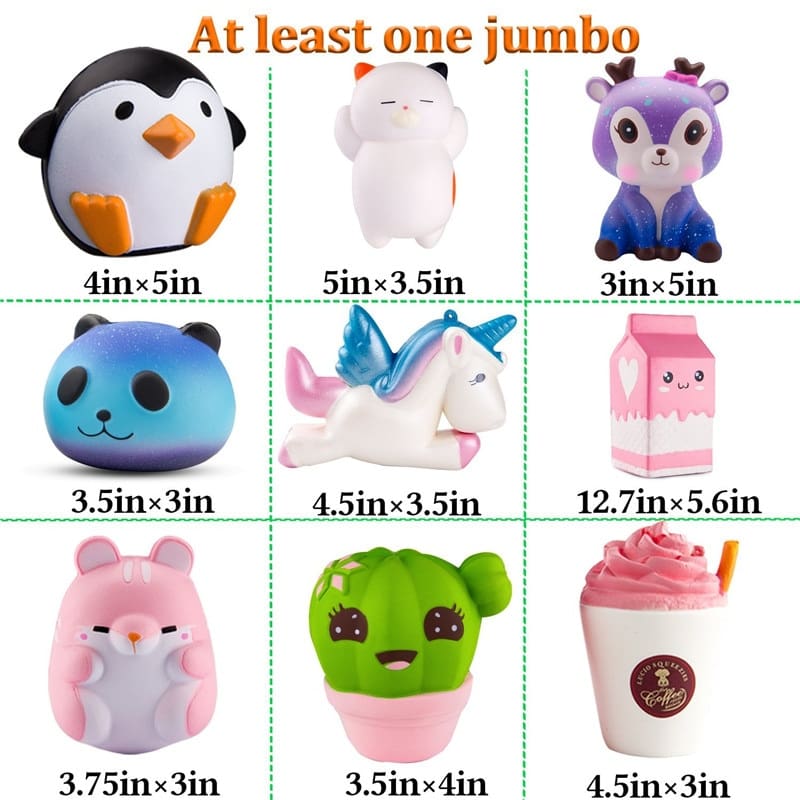 Random 40Pcs Mini Slow Rising Squishy - GYOBY® TOYS