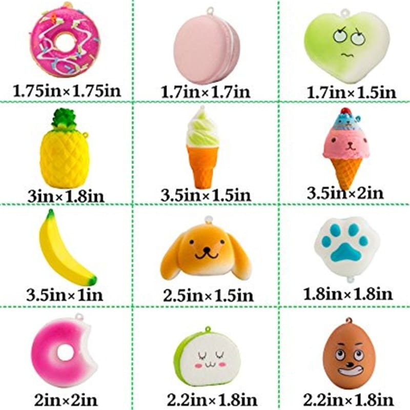 Random 40Pcs Mini Slow Rising Squishy - GYOBY TOYS