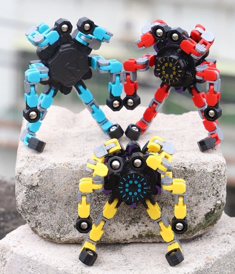 isted And Deformed Robot Spinner Toy
