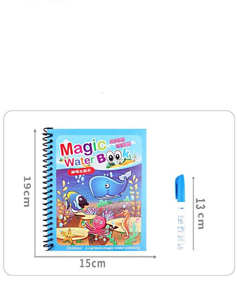 Montessori Magic Water Drawing Book for Kids Birthday Gift